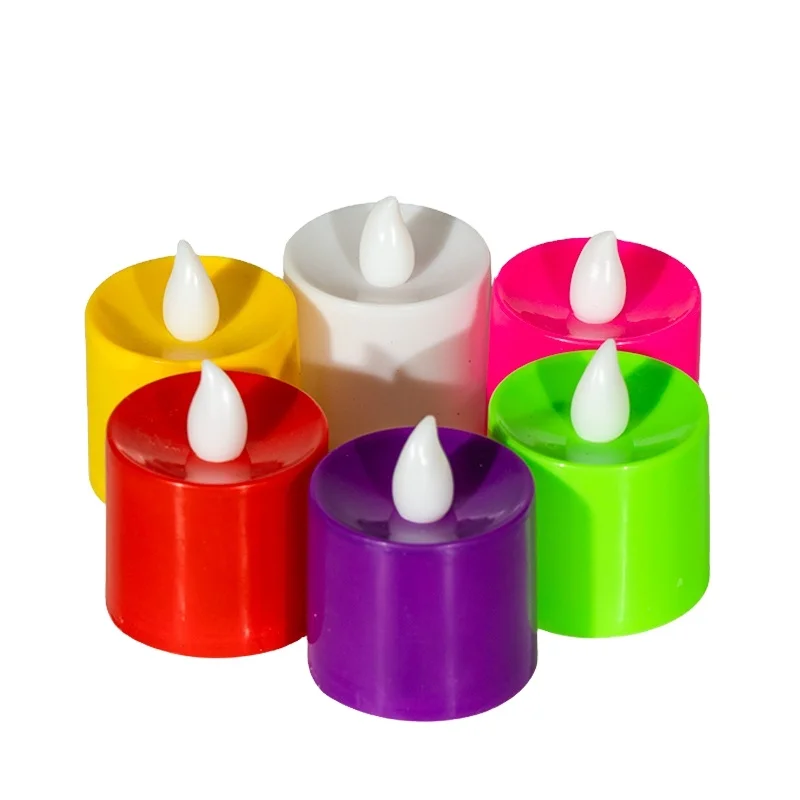 Best selling products in europe decorations color chargeable candles led electric flameless tealight candle