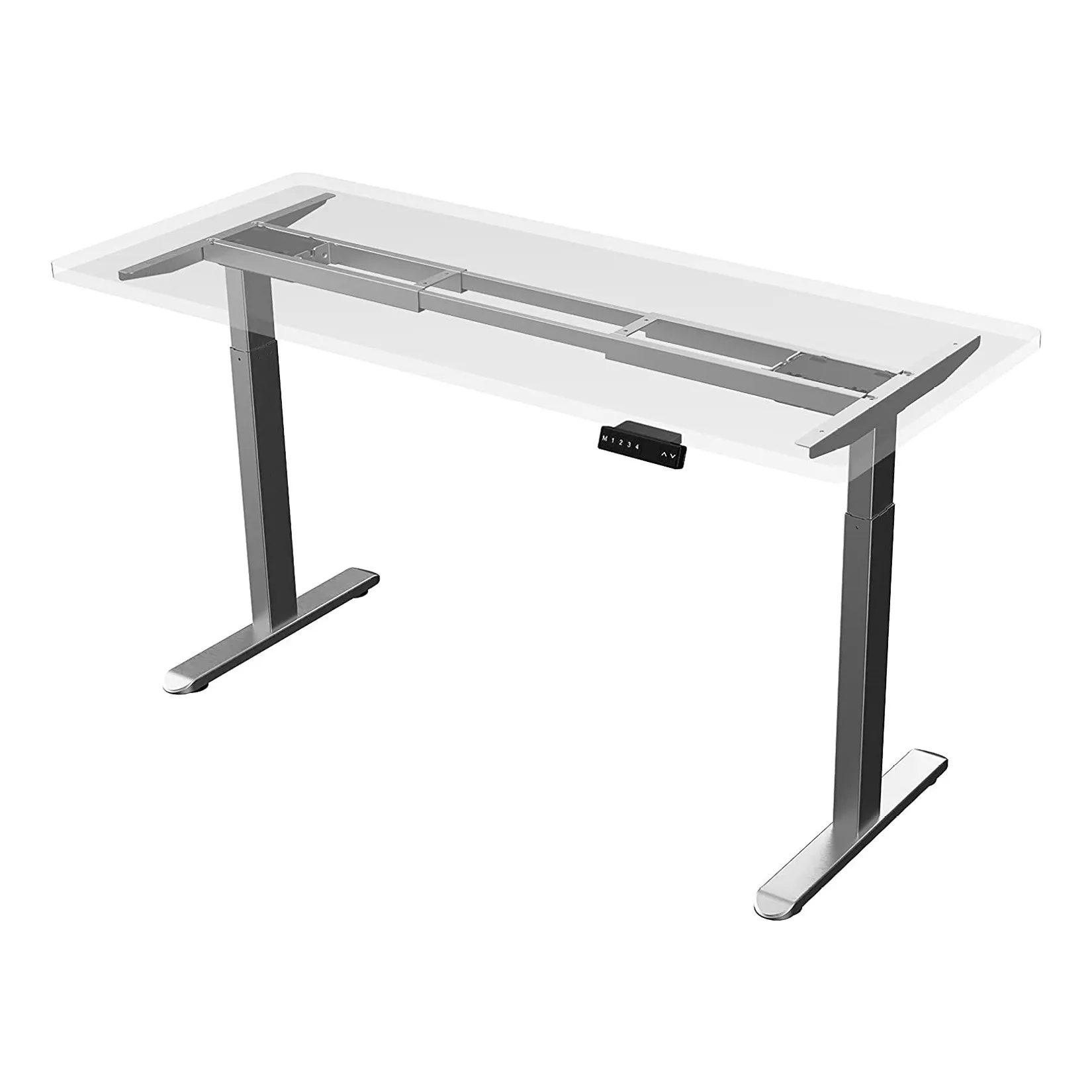 Strong Structure Ergonomic Standing Desk Frame Dual Motor 3-Stage Electric Adjustable Height Desk for Home Office