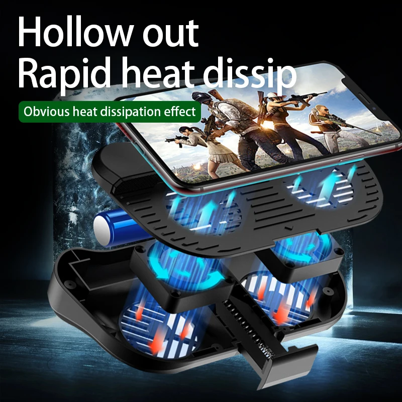 High quality semiconductor mobile phone cooling radiator fast cooling cooling fan suitable for pugb mobile phone clip bracket