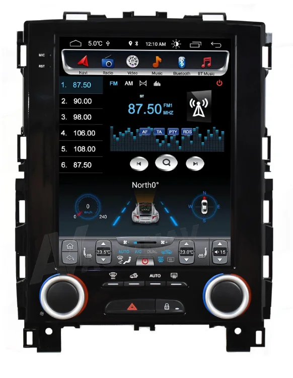 car gps navigation multimedia radio android auto for renault koleos for megane 4 2017-2019 support radio stereo