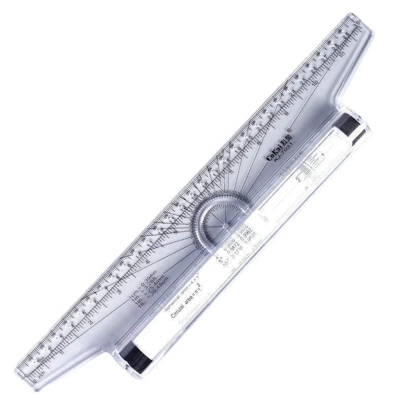 Professional Level 30CM Angle Parallel Ruler Rolling Translation Ruler