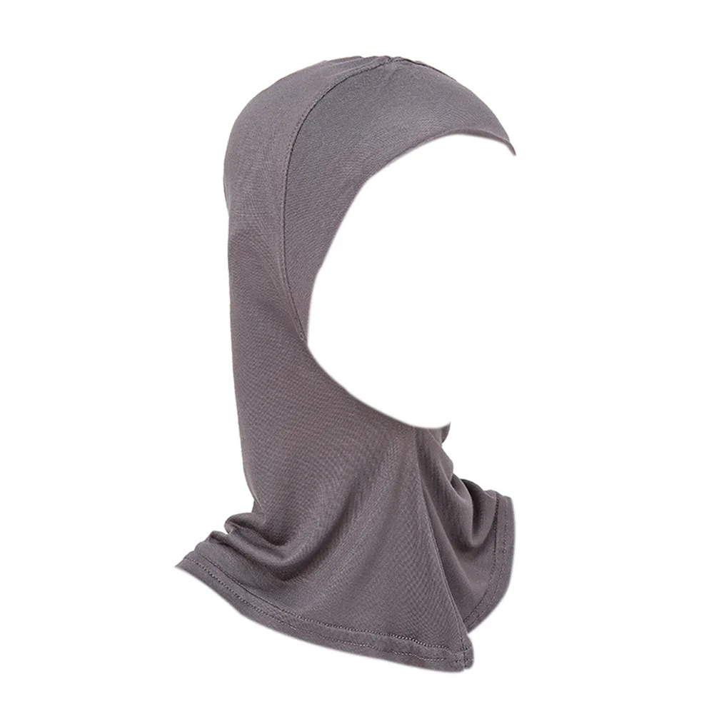 Factory Directly Wholesale Custom Logo Muslim Stretchy Turban Full Cover Shawl Hat Full Neck Coverage for Lady