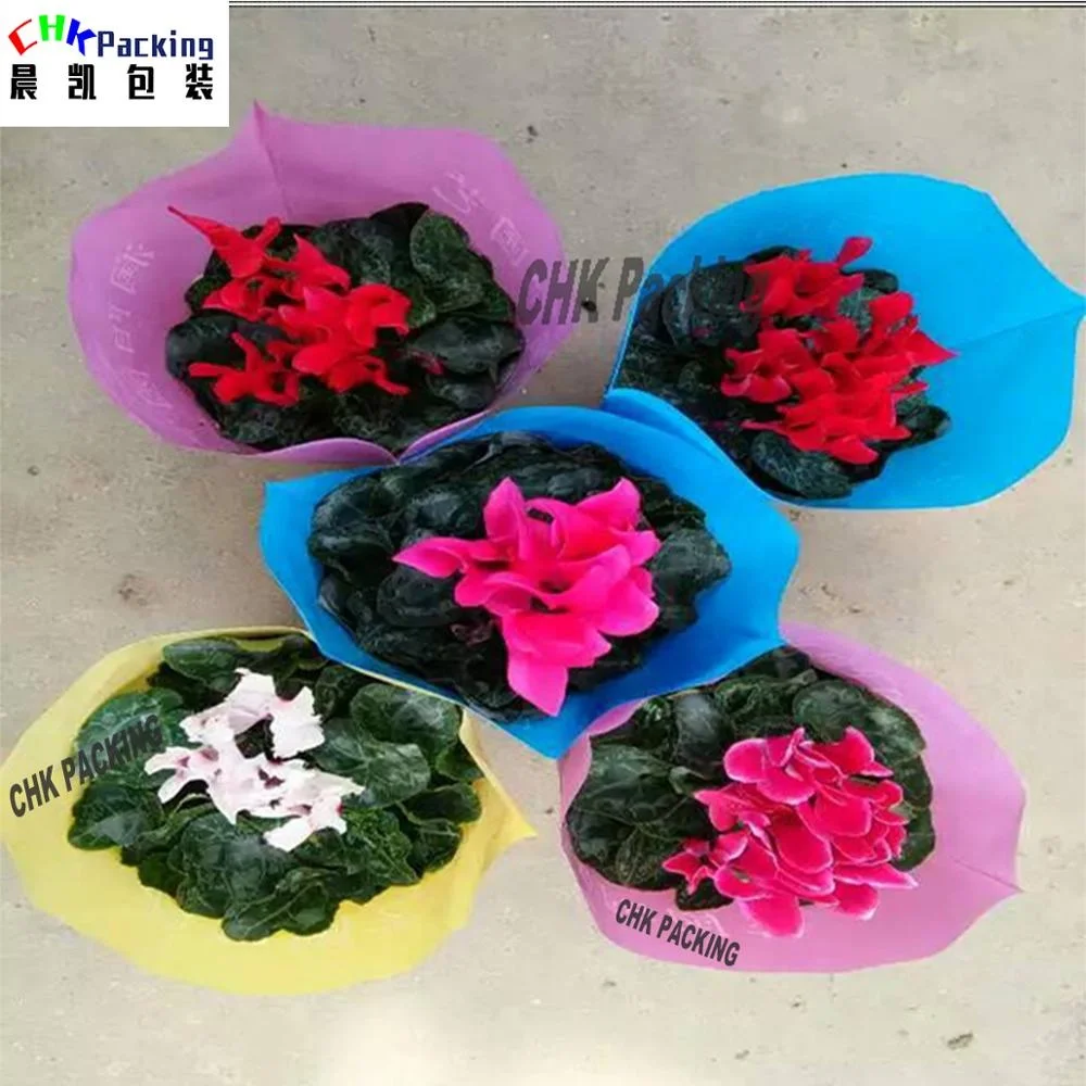 Qingdao CHK Packing flower plastic pot sleeves / plastic flower sleeves/pot Plant growing bags
