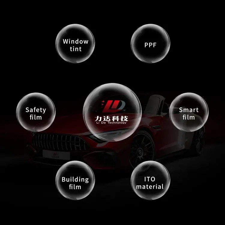 LIDA G20 High Stretchable Ppf No Yellowing America Ashland Glue Material Anti Scratch Coating Car Paint Protection Film Wrap