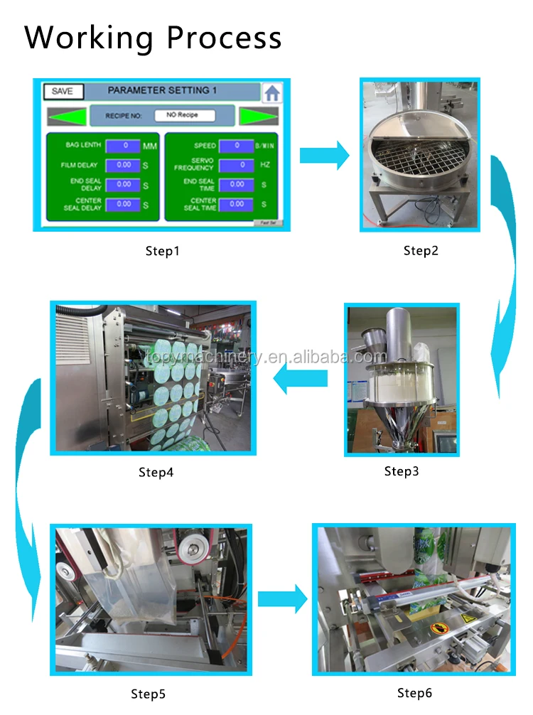 4 side seal nails dried food VFFS snack banana popcorn chips vertical packing machine