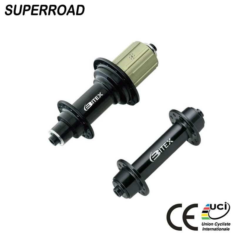 
25mm Wide 38mm Deep Bitex 6 Pawls Cycling Taiwan Road Bike Carbon Wheels Clincher Tubeless Wheelset 700C 