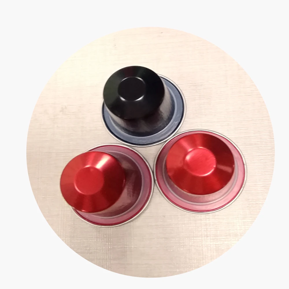 Empty 37 mm Nespresso Aluminum Foil Coffee cup Nespresso Pods