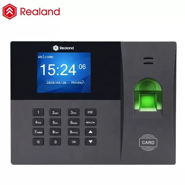 Factory price time in time out punch card attendance machine employee finger print attendance machine