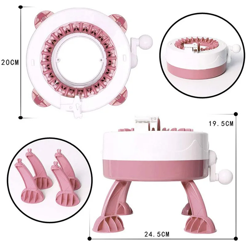 22 Needle DIY Hand Knitting Machine Weaving Loom Knitting Loom Machines Weaving Children Toy