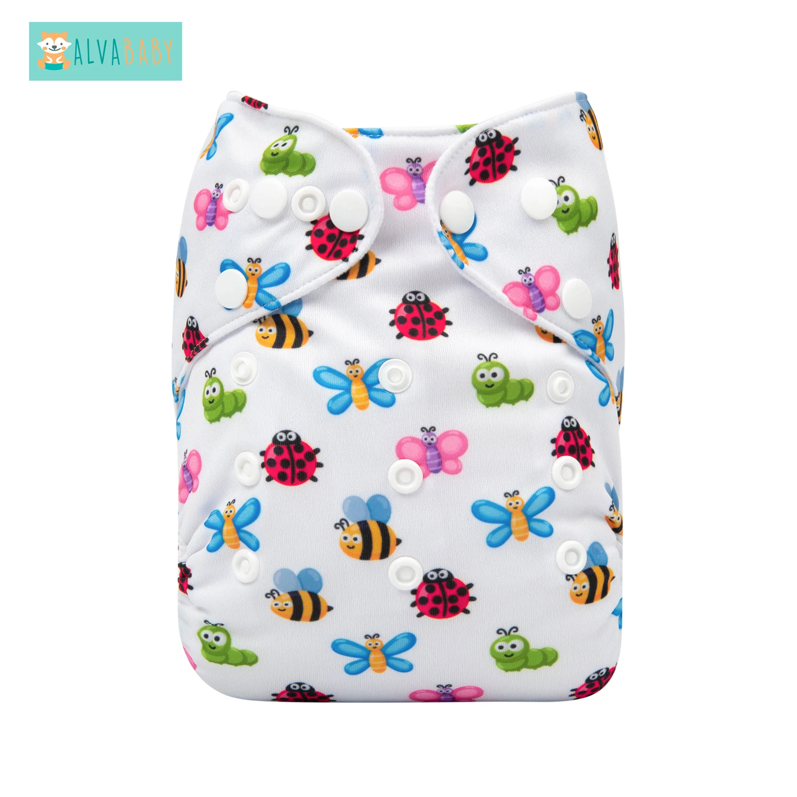 ALVABABY For Baby Printed Washable Reusable Paales Ecologicos alva cloth diaper