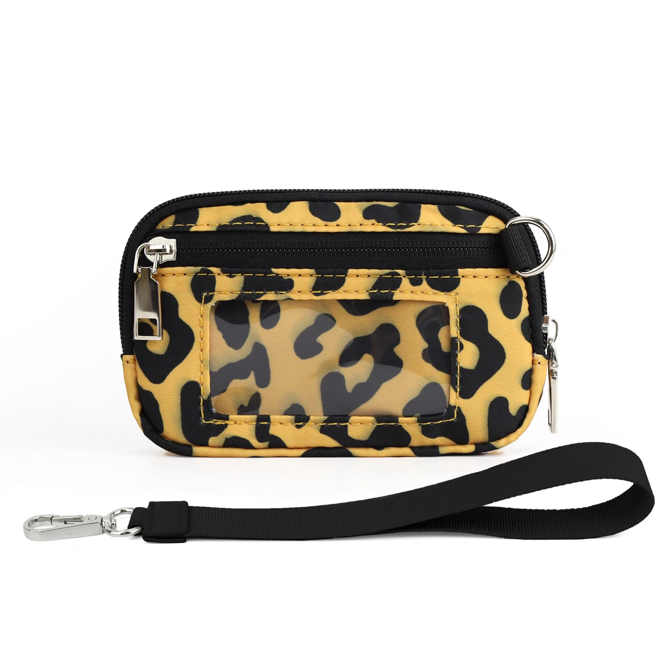 New Nylon Waterproof Wristband Wallet Pouch Customizable Solid Colors Credit Card Holder Ladies Wrist Strap Mini Purse