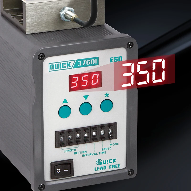 Solderingvstation со свинцовым питателем быстрый 376DI 90 Вт высокоточный автоматический питатель припой Заводская доставка