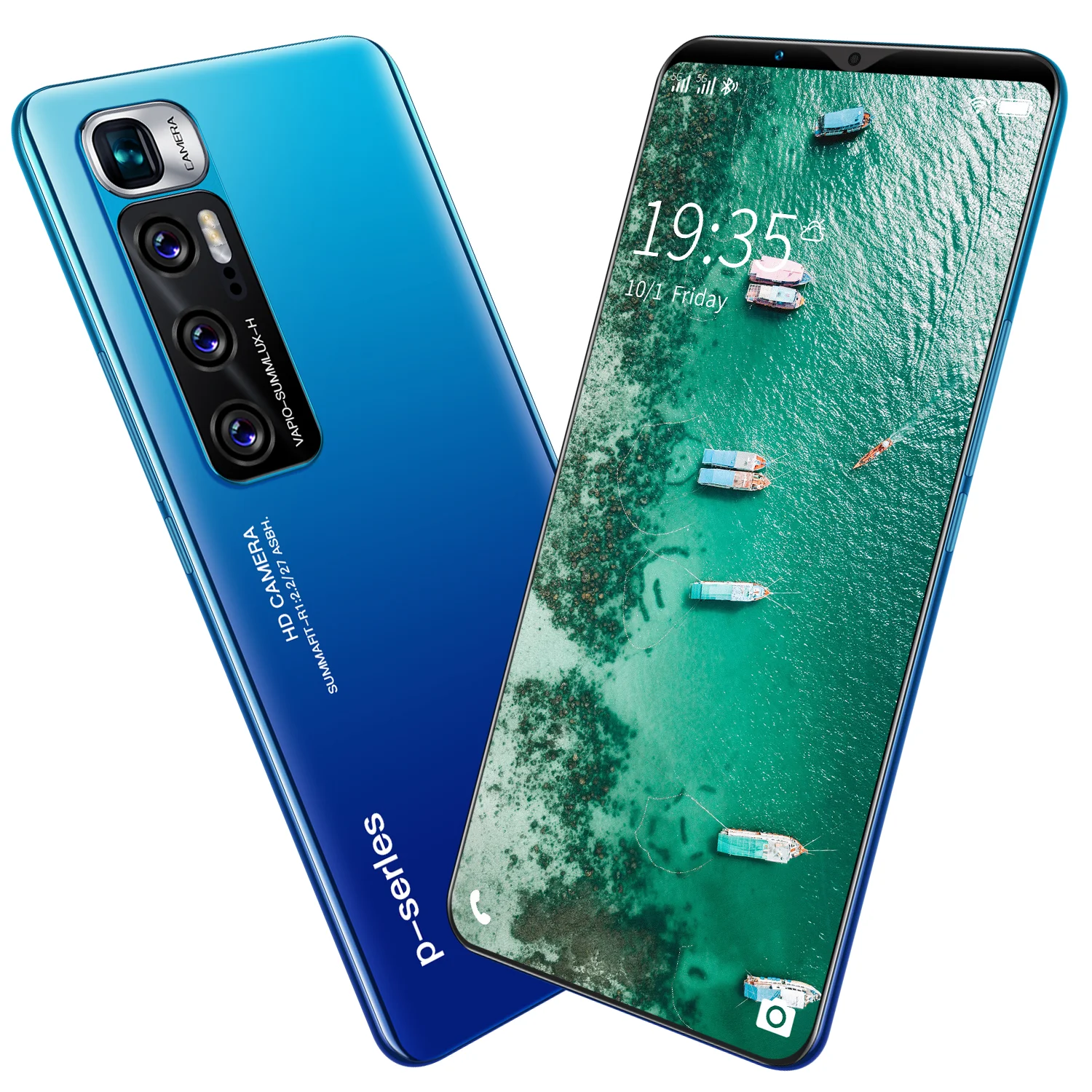 P48 Plus 6+128GB 13+24MP 4800mAh 10 Core China Makes Cheap Mobile Phones Global Version Android 10 Dual SIM 5G Smart phone