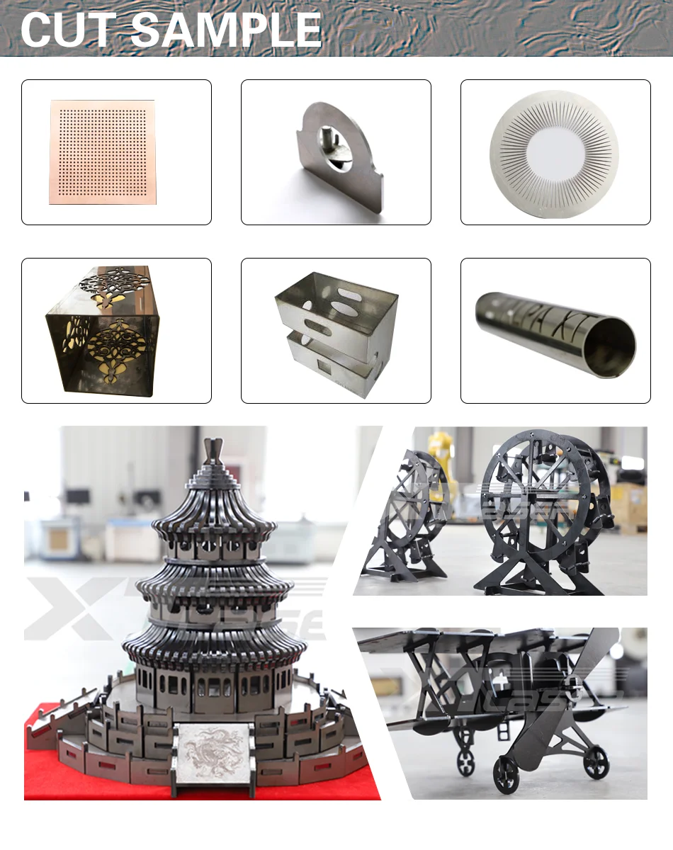  Станок для волоконной лазерной резки XTlaser 20% со скидкой 3 мм 5 сталь 500 Вт 1000 цена-купить станок 100000 часов