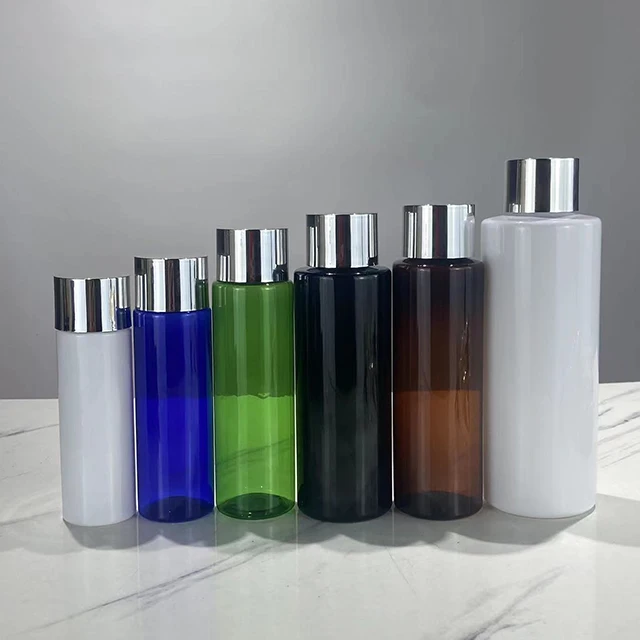 Hengjian Screw Cap Cosmetics Plastic Bottle Wholesale Stock 120ml 150ml 200ml PET Bottles Skincare Luxury Cosmetic Packaging