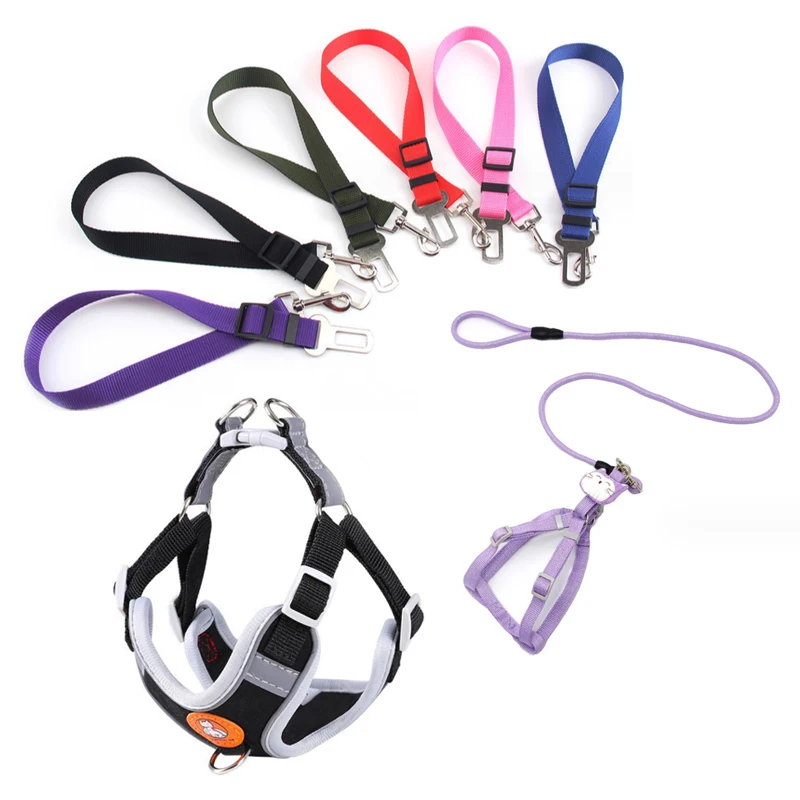 3m Promotional price nylon, reflective supplies rope on dog necklaces leashes pet leashes for dog/