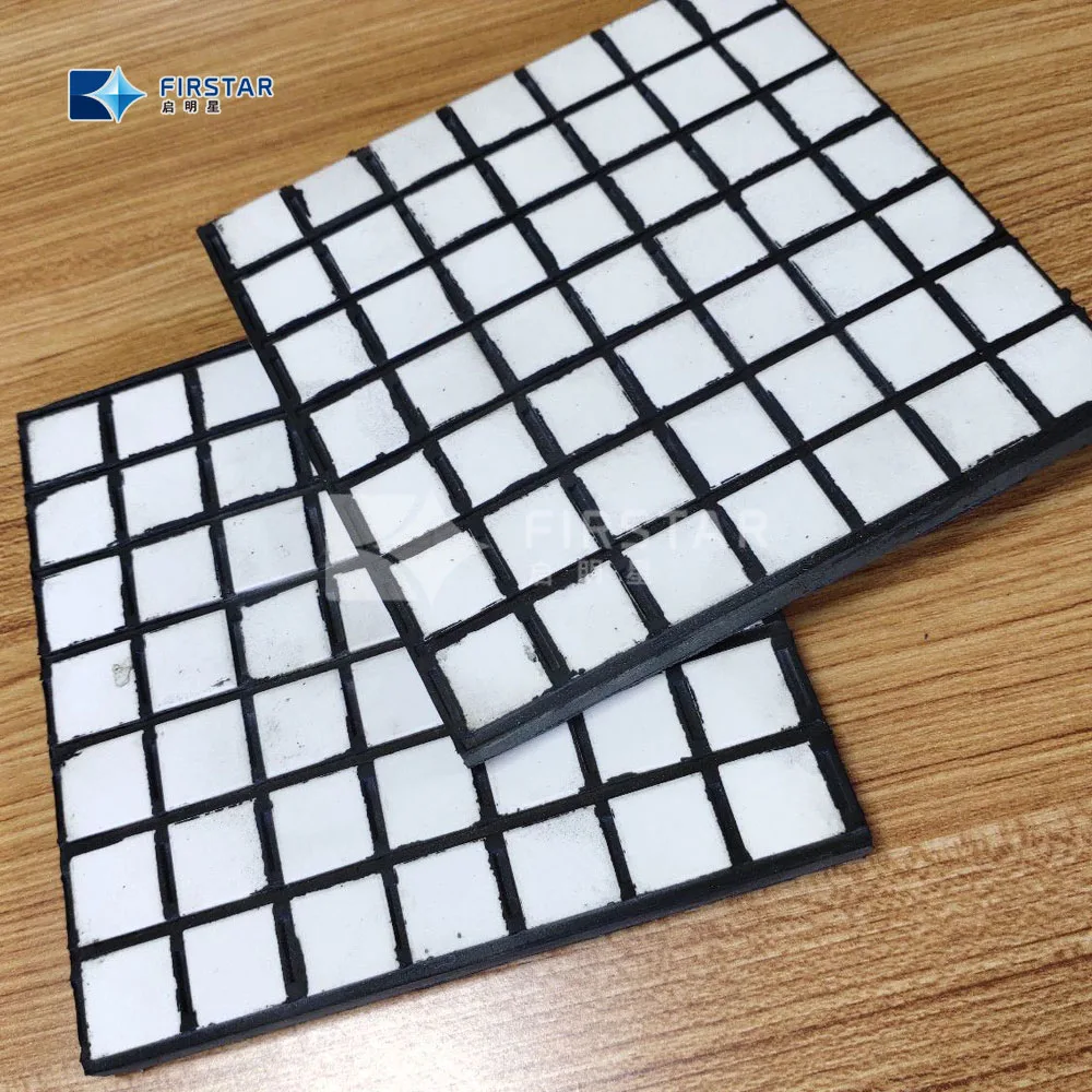 Zircounium оксид алюминия керамический резиновый вкладыш для хоппера головки ремня