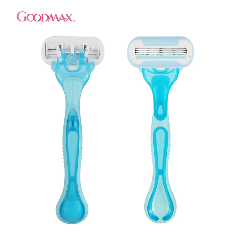 Woman Razor Hot Sale 3 Blade Safety Straight Shaving Disposable Razor for Women