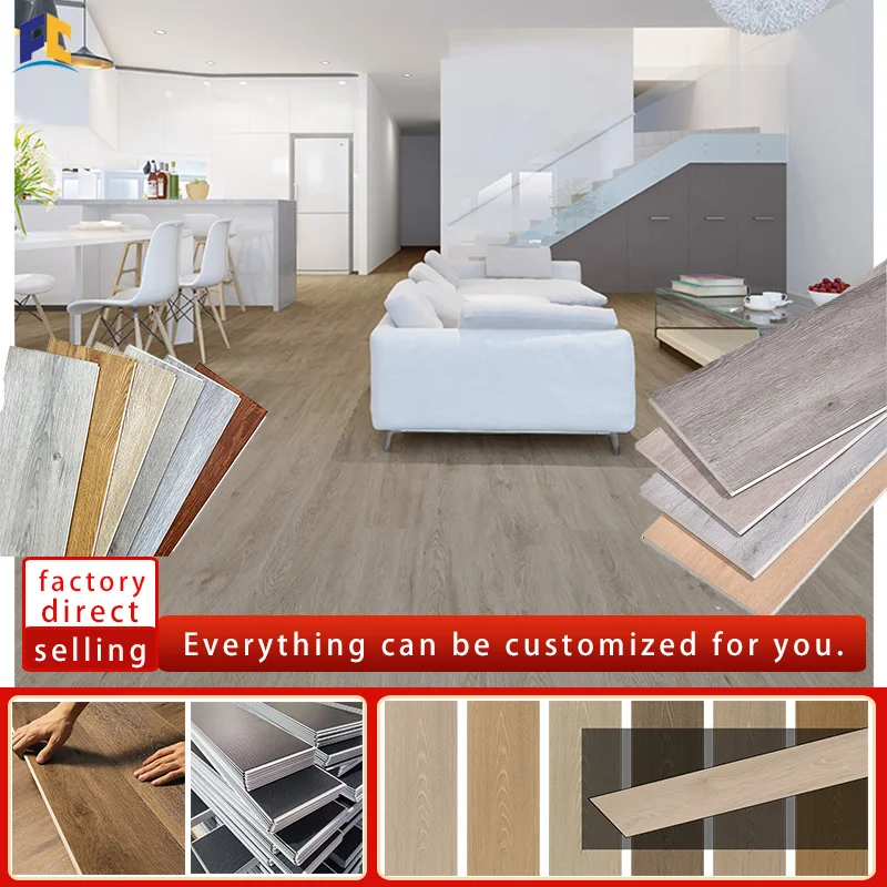 Engineered Wood Anti-Static Planks SPC Flooring Composite Waterproof Bamboo Flooring Self Adhesive Waterproof Tiles SPC Flooring