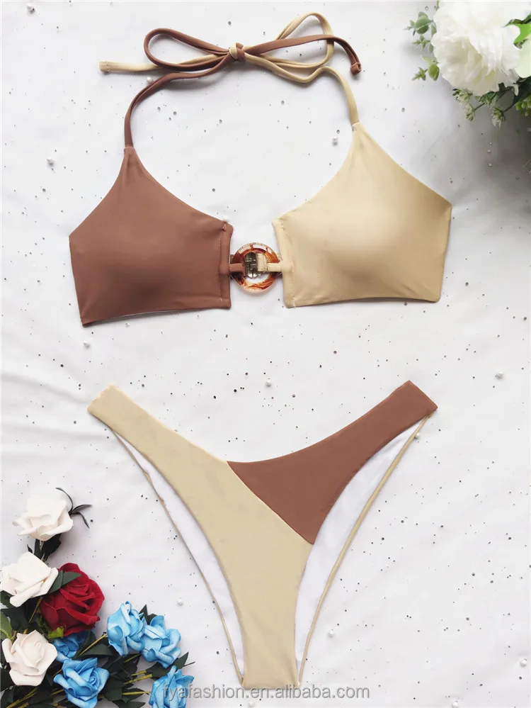 FYA4334 Wholesale Custom Sexy Buckle Strap Swimwear Beautiful Bikini Sexy Women