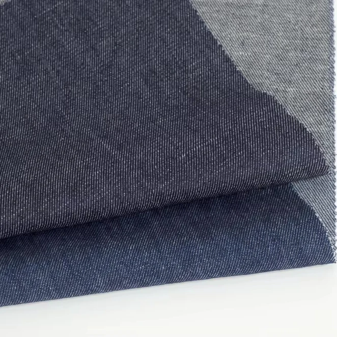 9142#  High Quality hemp fabric manufacturer washed Jeans hemp cotton denim fabric