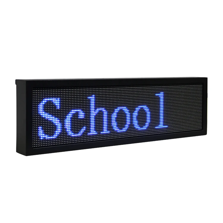 Indoor Exhibition Halls P7.62 Two-Color 42 Inch Screen Rolling Electronic Billboard Led Panel Display