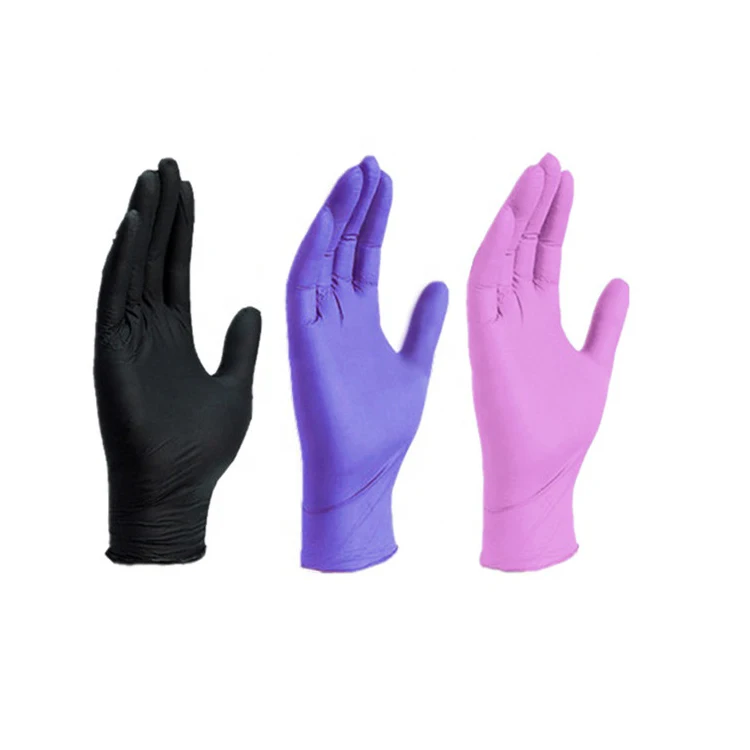 hotel car tattoo nitrile cleaning barbershop logo beauty salon nail art manicure spa make up chemical proof glove