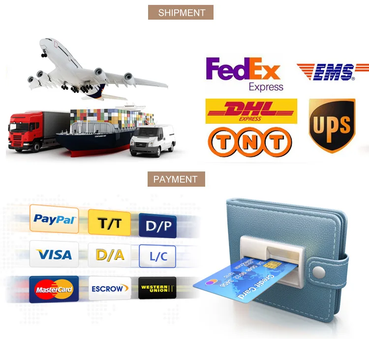 shipment payment info.