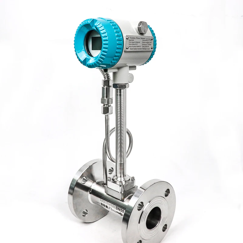 Saturated steam flow meter vortex 6-inch pipe DN150 with totalizer 4-20mA