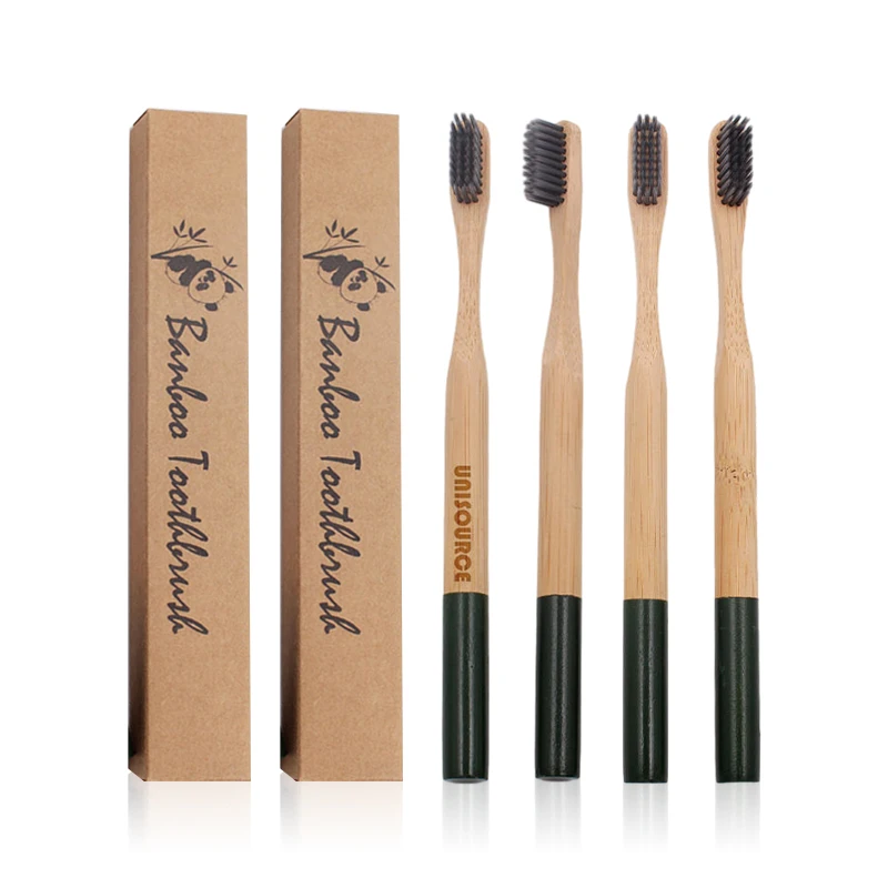 Original Ecological Eco Friendly Fancy Wholesale Custom Logo Wood Bamboo Toothbrush