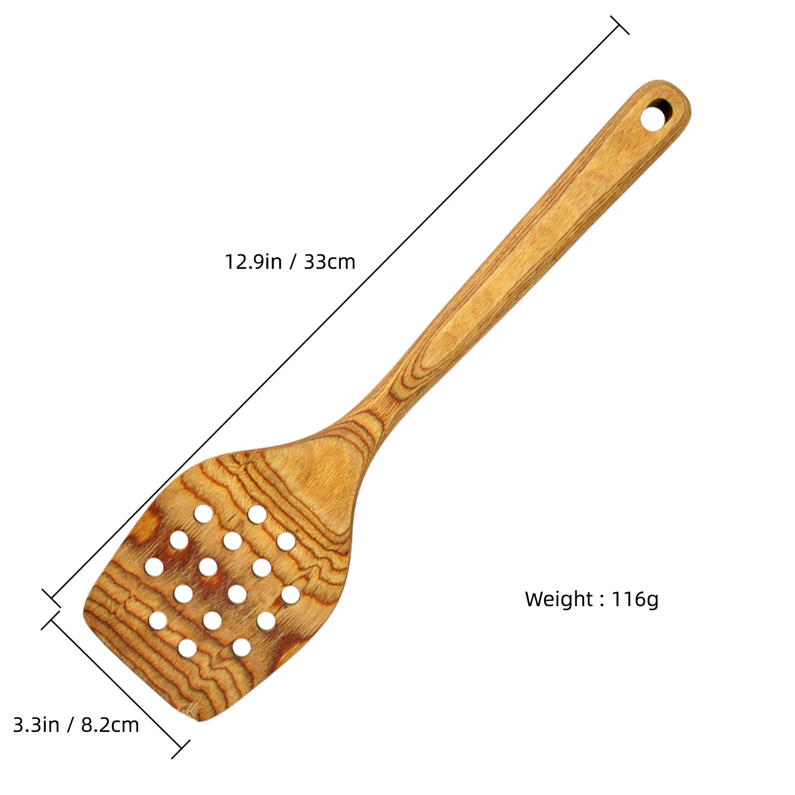Unique design OEM wooden cooking utensil set wooden spatula and spaghetti spoon