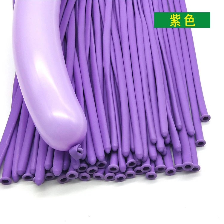 Bomballoon baby shower kids birthday balloon, 260 Macaron blue tiffany yellow long latex magic balloons