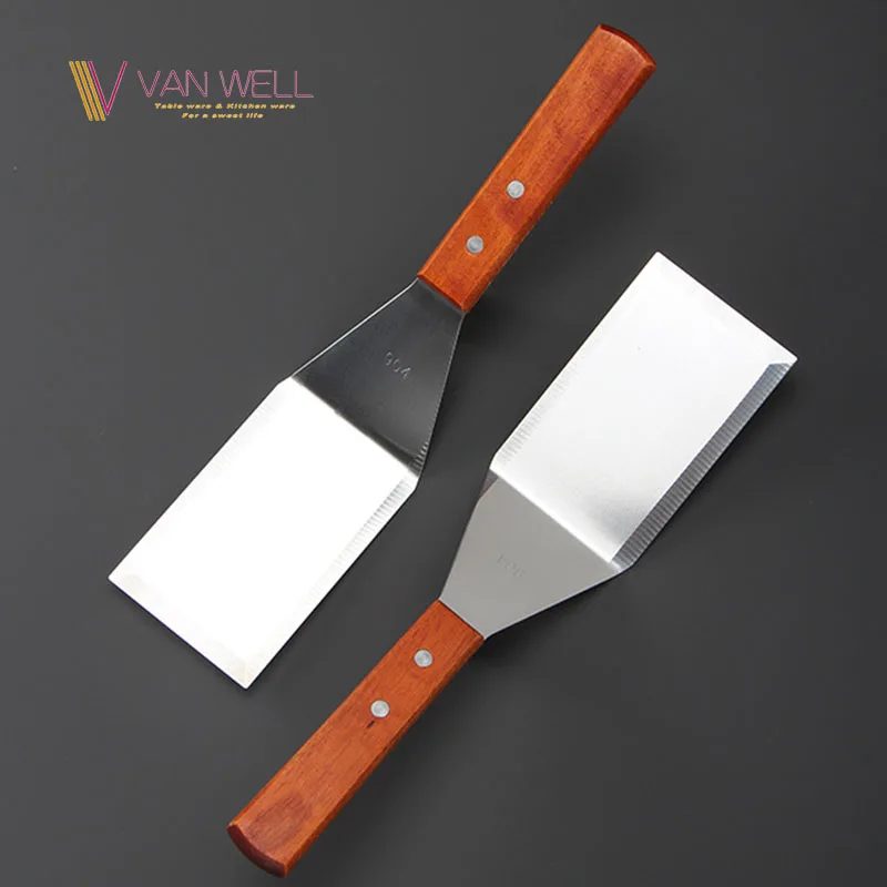 Stainless Steel Spatula Kitchen Spatula Baking Cake BBQ Spatula Kitchenware