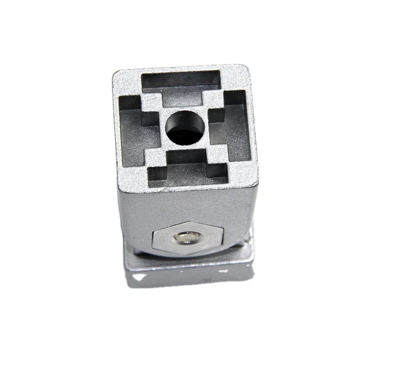 Hardware Fastener Adjustable Alloy Angle Hinge Industrial Aluminum Profile Pivot Joint