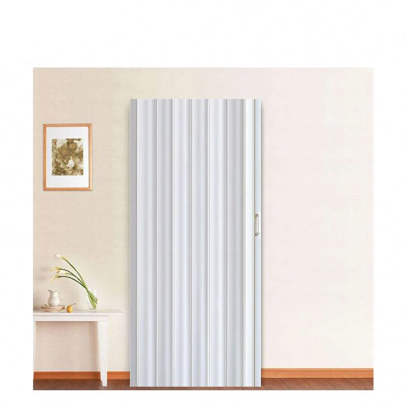 Bright luster folding door of pvc of 12mm thickness with rigid hinge