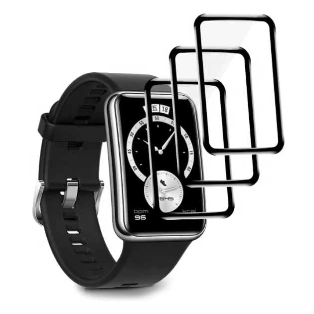 High Clear Anti-Fingerprint Tempered Glass 3D Screen Protector for Huawei Watch Fit Elegant