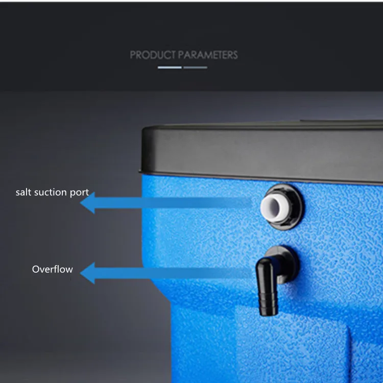 2000L/H Stainless Steel Household Brine Tank Ion Exchange Manual Water Filter Water Softener For Reduce Hardness