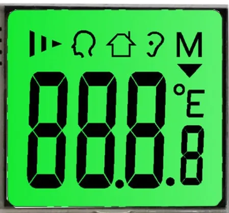 8 digital display TN STN  segment tn lcd screen