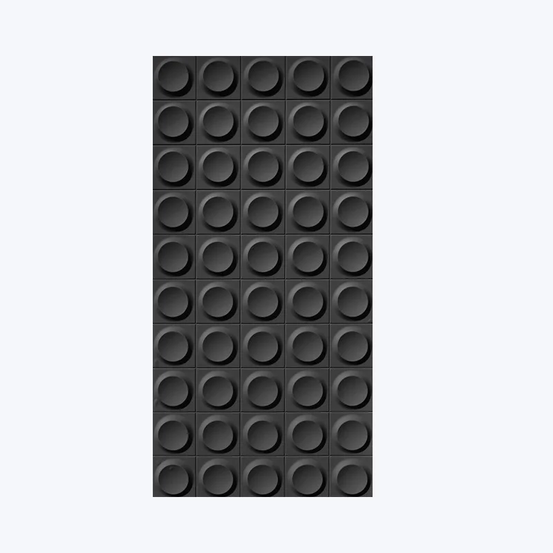 High Quality Interior Wall Decorative Waterproof 3D Polyurethane Round Plate Artificial Wall Cladding PU Clock Stone Panel