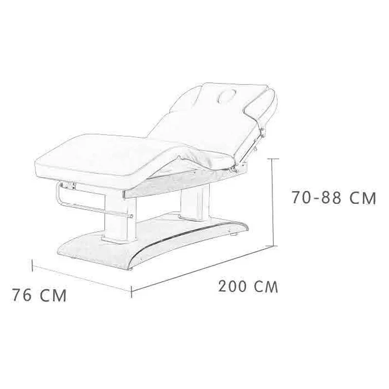 custom thai luxury king size professionnel salon lash bed chair electric wooden beauty table de massage bed