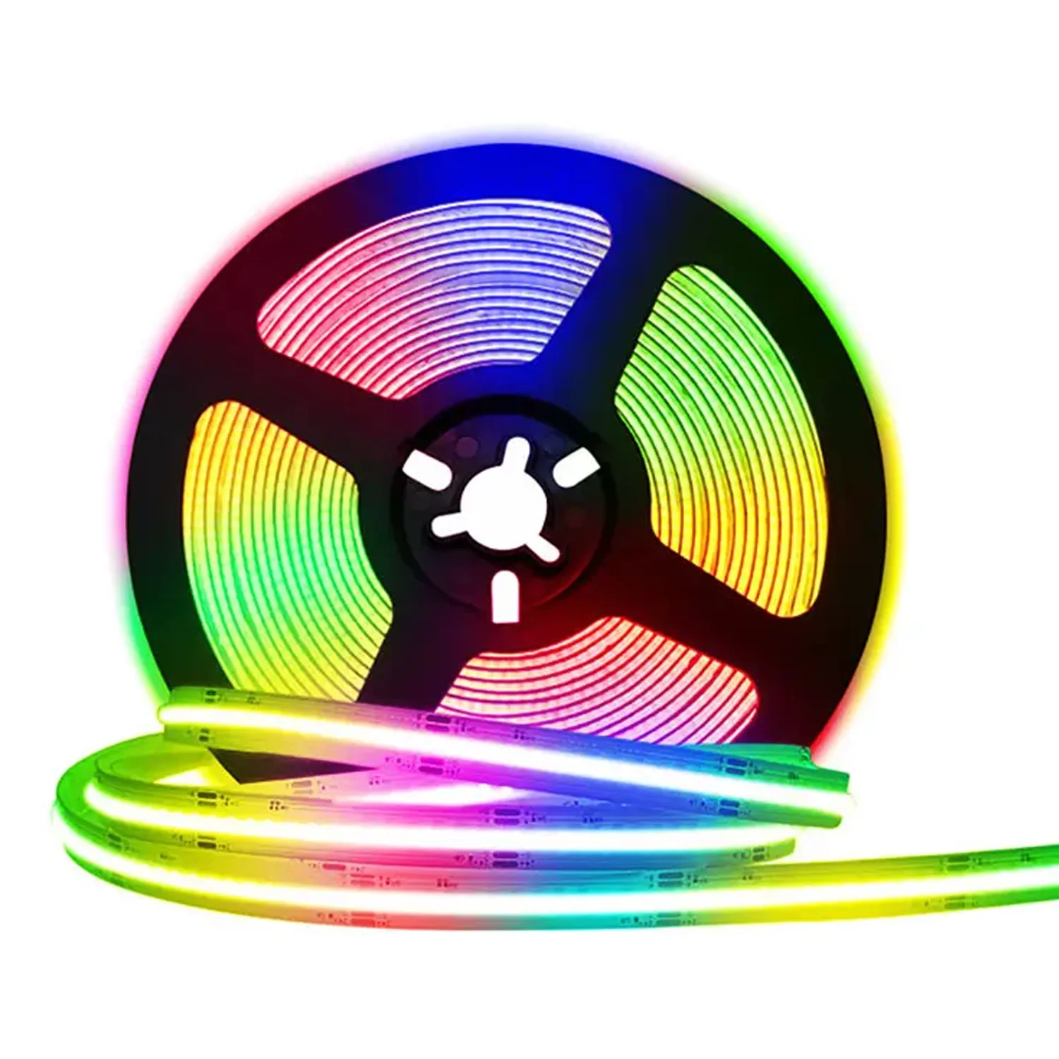 High Quality Decor Cob Light 24vdc Usb Led Strip Rgb+w Led Light Tv Backlight Dot Free Strip Cob Led Strip 12v