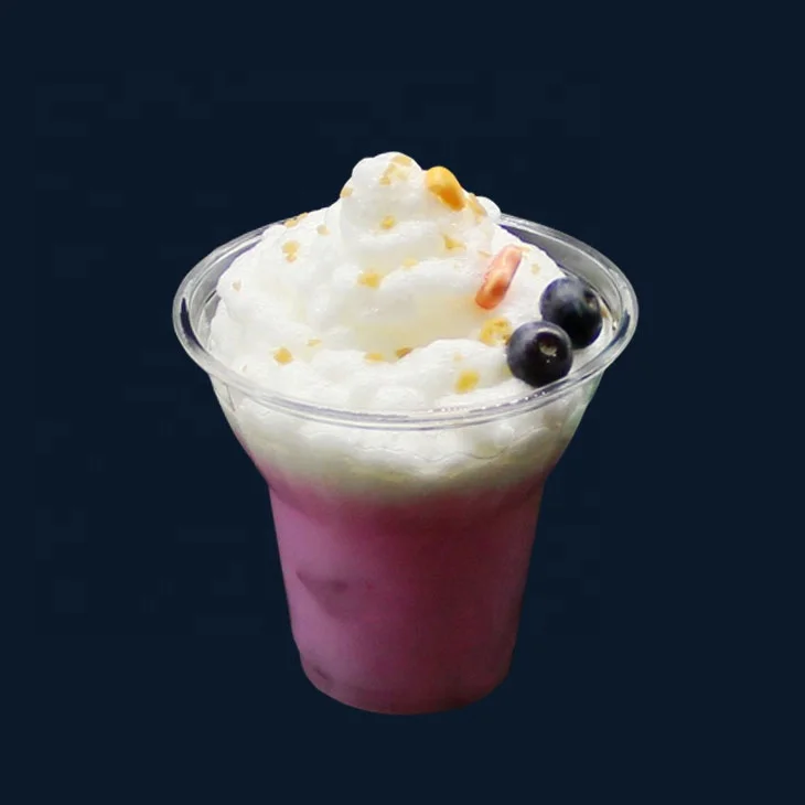 9/12oz disposable PET plastic smoothie cup