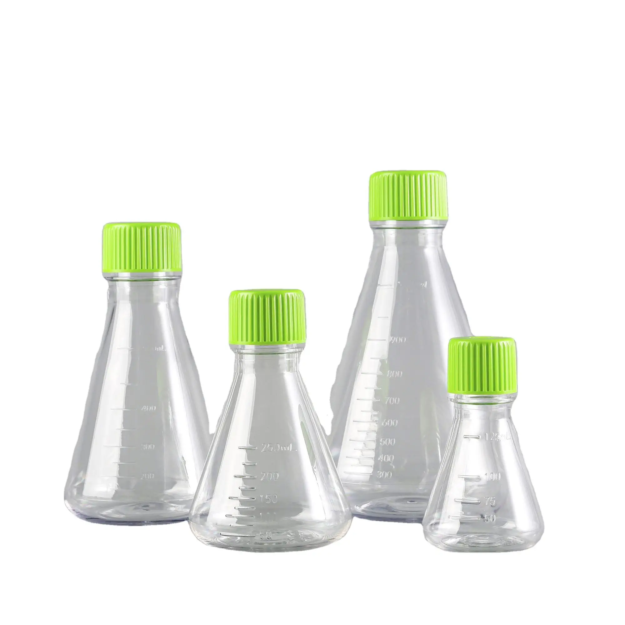 Лабораторное профессиональное оборудование для культивирования клеток PETG 125 мл erlenmeyer