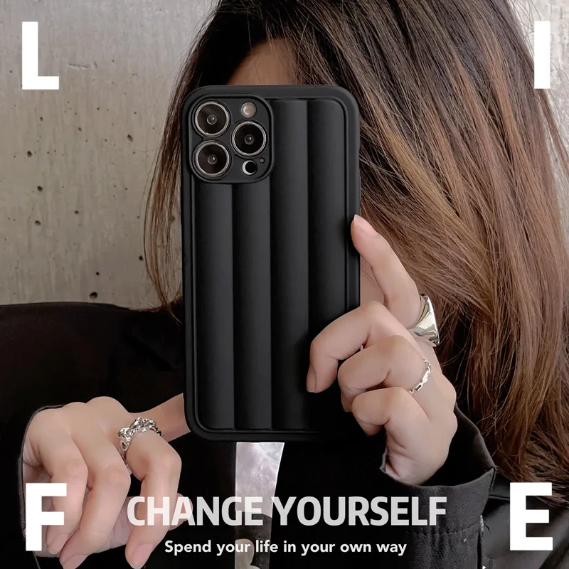 New Products The Pure Cool Black Roman Column Street Fashion Cell Phone Case For iPhone X XS XS Max 11 12 13 Pro Max