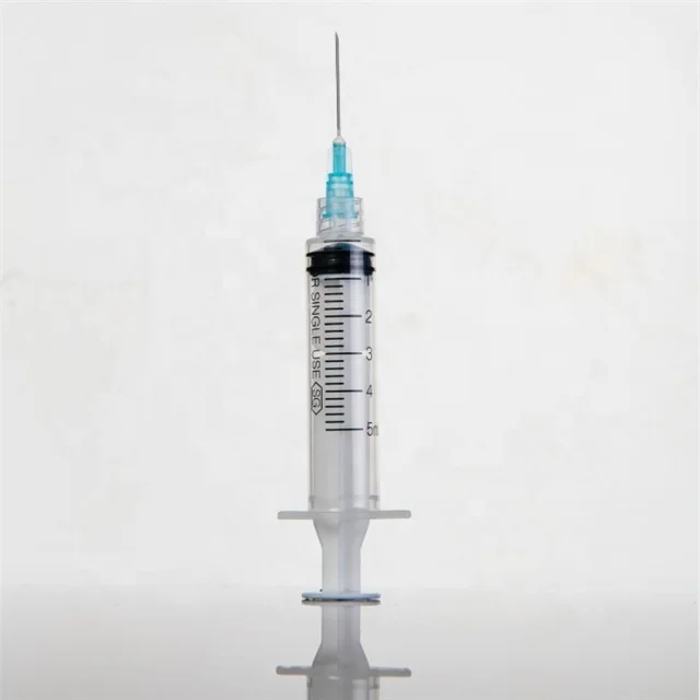 retractable needle filter disposable plastic hypodermic toomey gas syringe