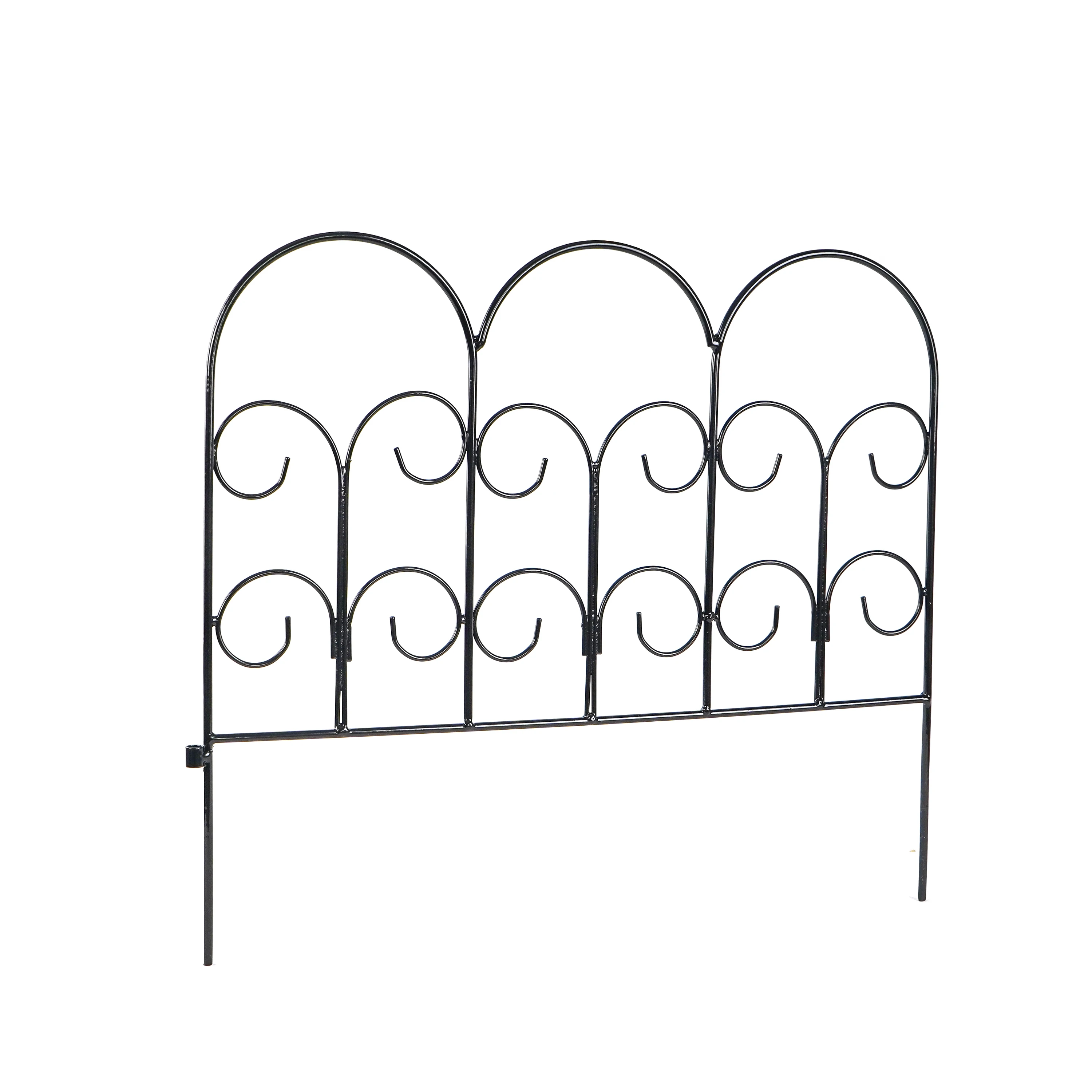 High Quality Morden Courtyard Fence Decorative Iron Panels Metal Portable Garden Fence
