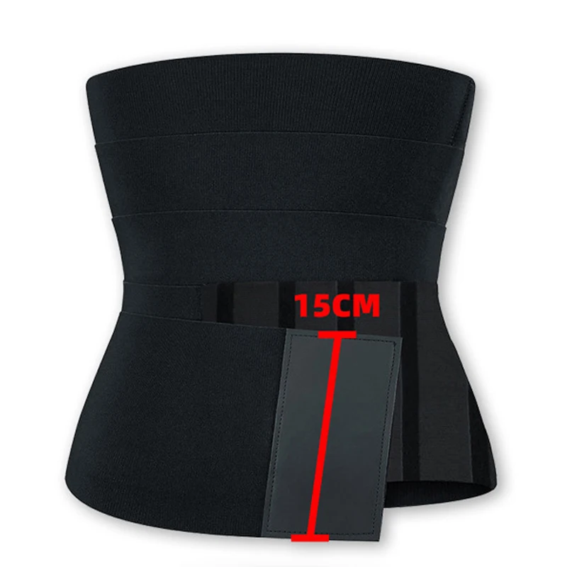 Women Waist Trainer 15cm Width 3m 4m 5m Sports Fitness Girdle Yoga Long Belt Corset Shapewear Tummy Wrap Waist Trainer