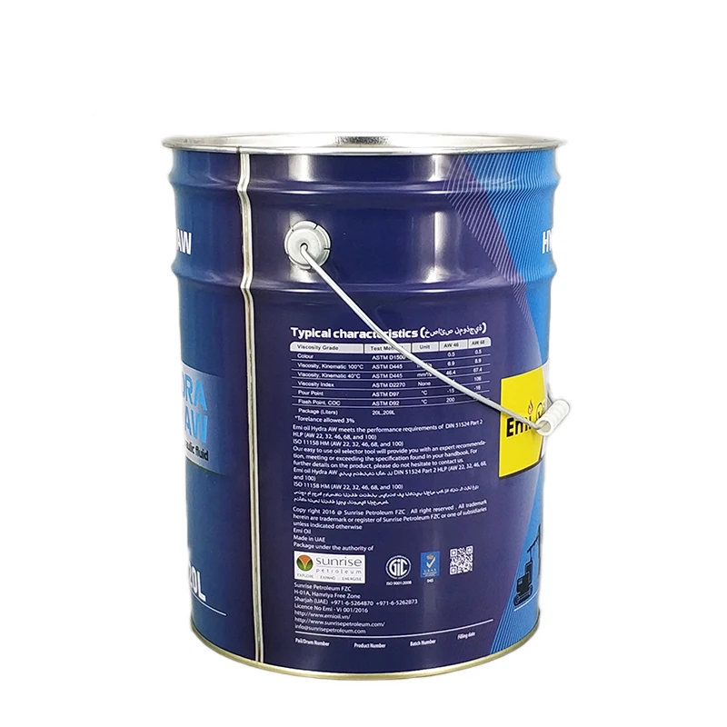 good price 20L Round Tinplate Chemical Barrel 5 Gallon Metal Drum with Rieke Cap for Oil China Factory