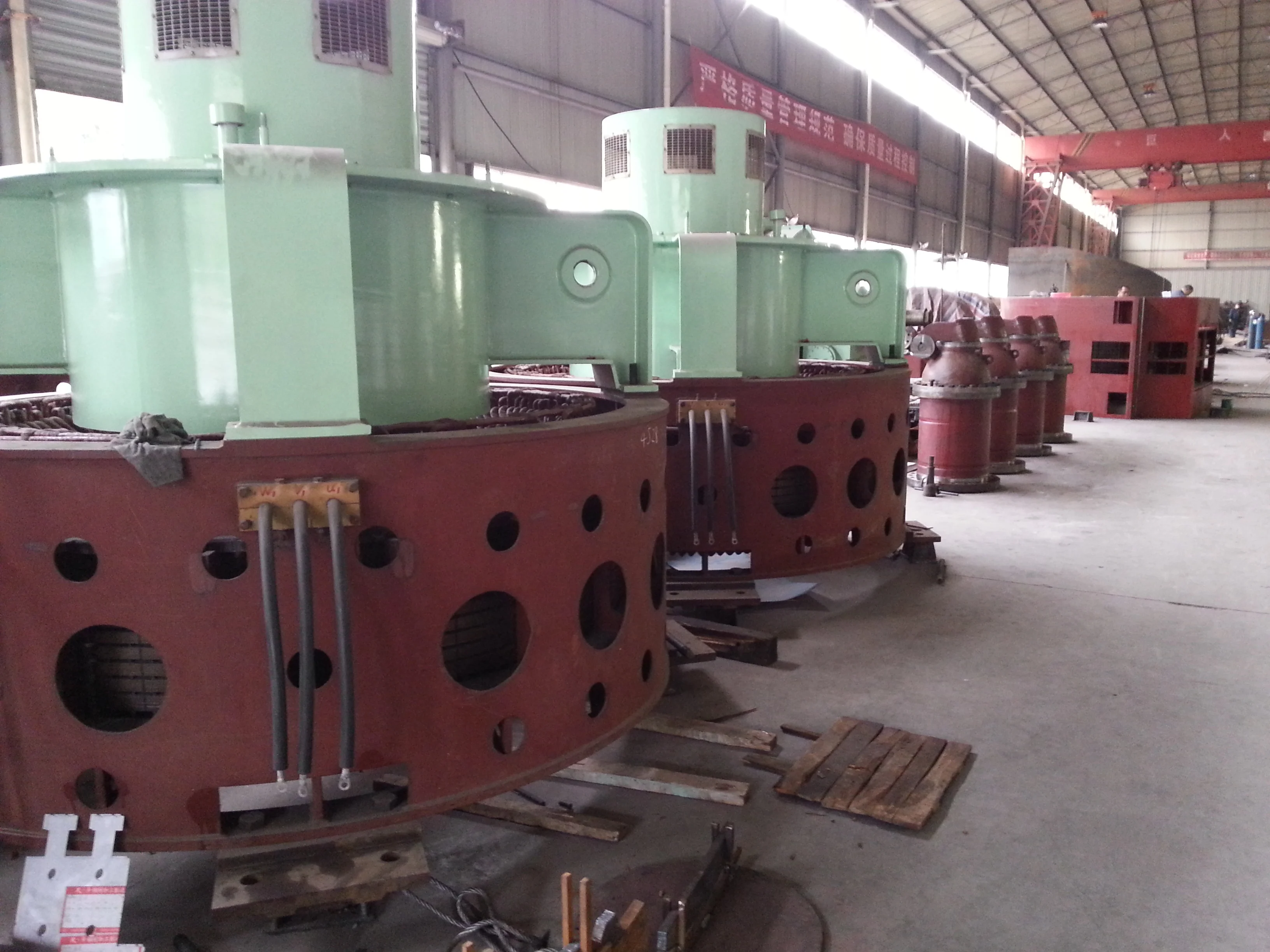 400kw  Kaplan Hydro Turbine Customized Units with Brushless Excitation Generator for  Hydropower Plant