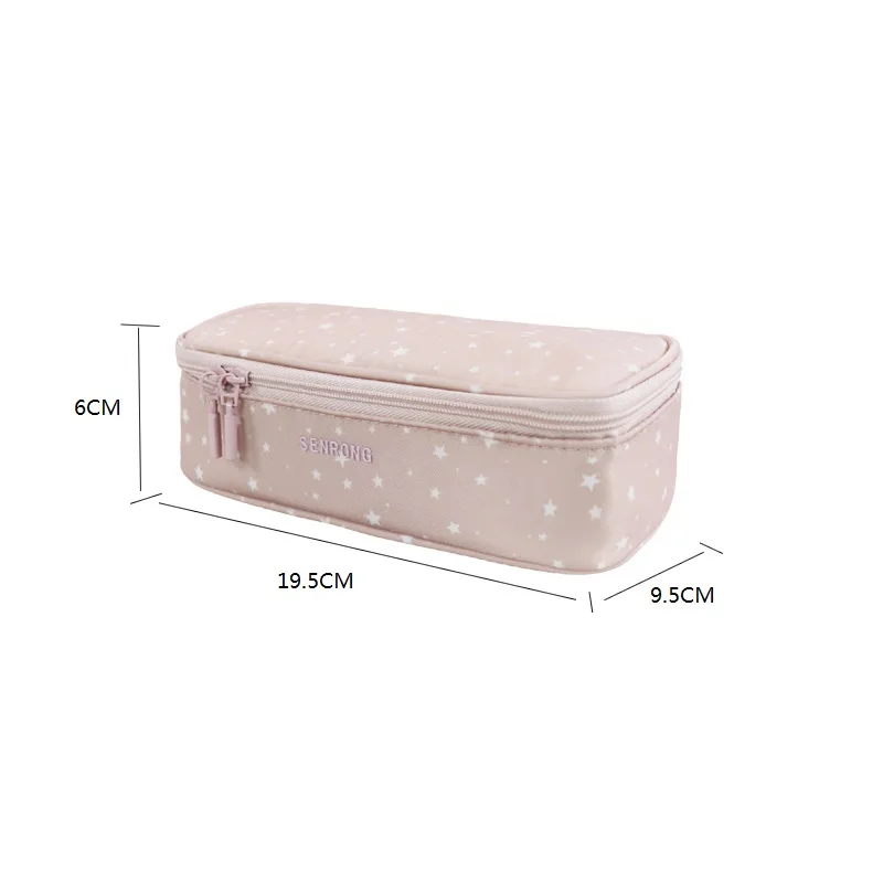 Double Layer Travel Makeup Bag Portable Cosmetic Bag with Divider Organizer Case for Storage Make up Large Capacity